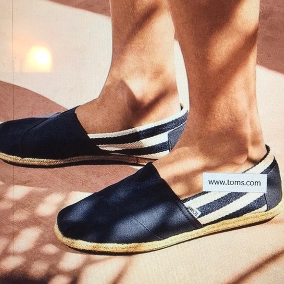 toms navy stripe